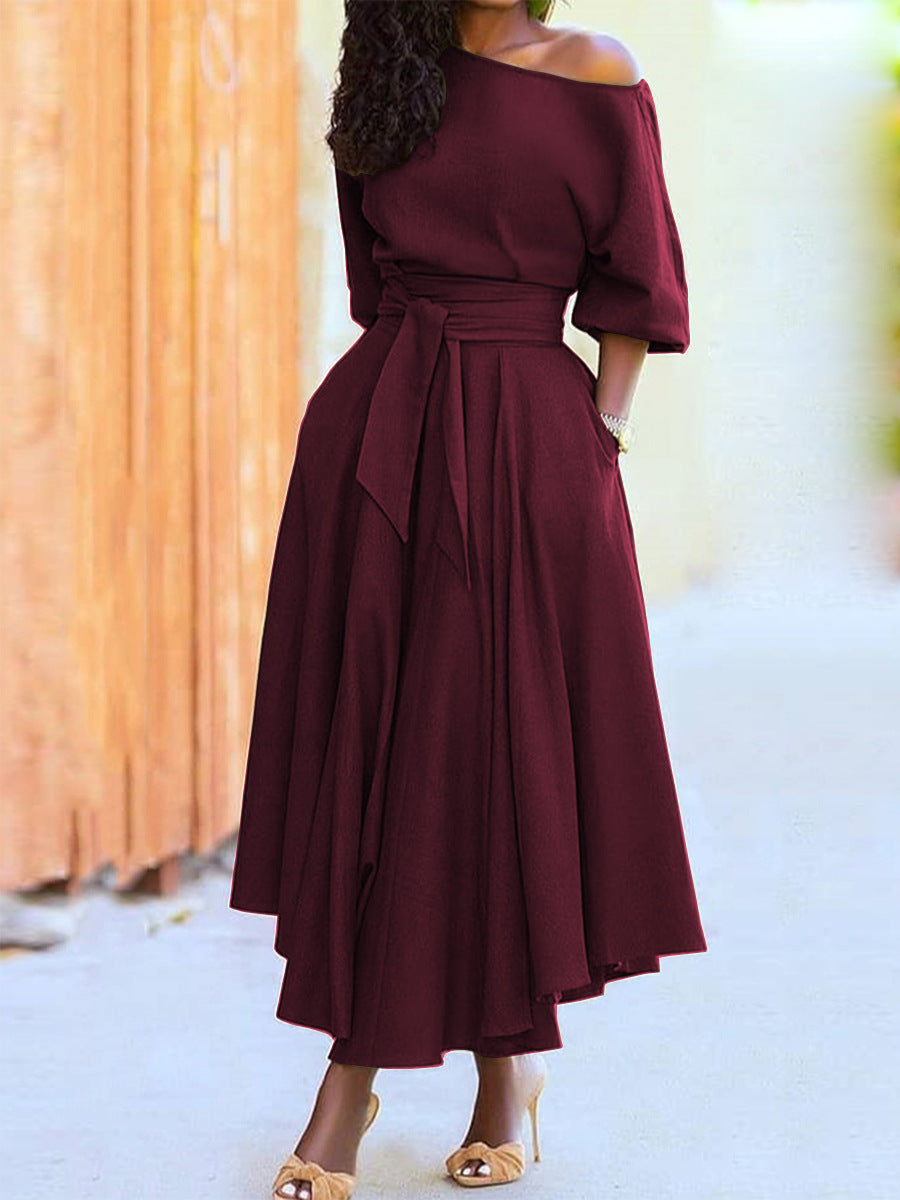 One-Shoulder Elegance Dress