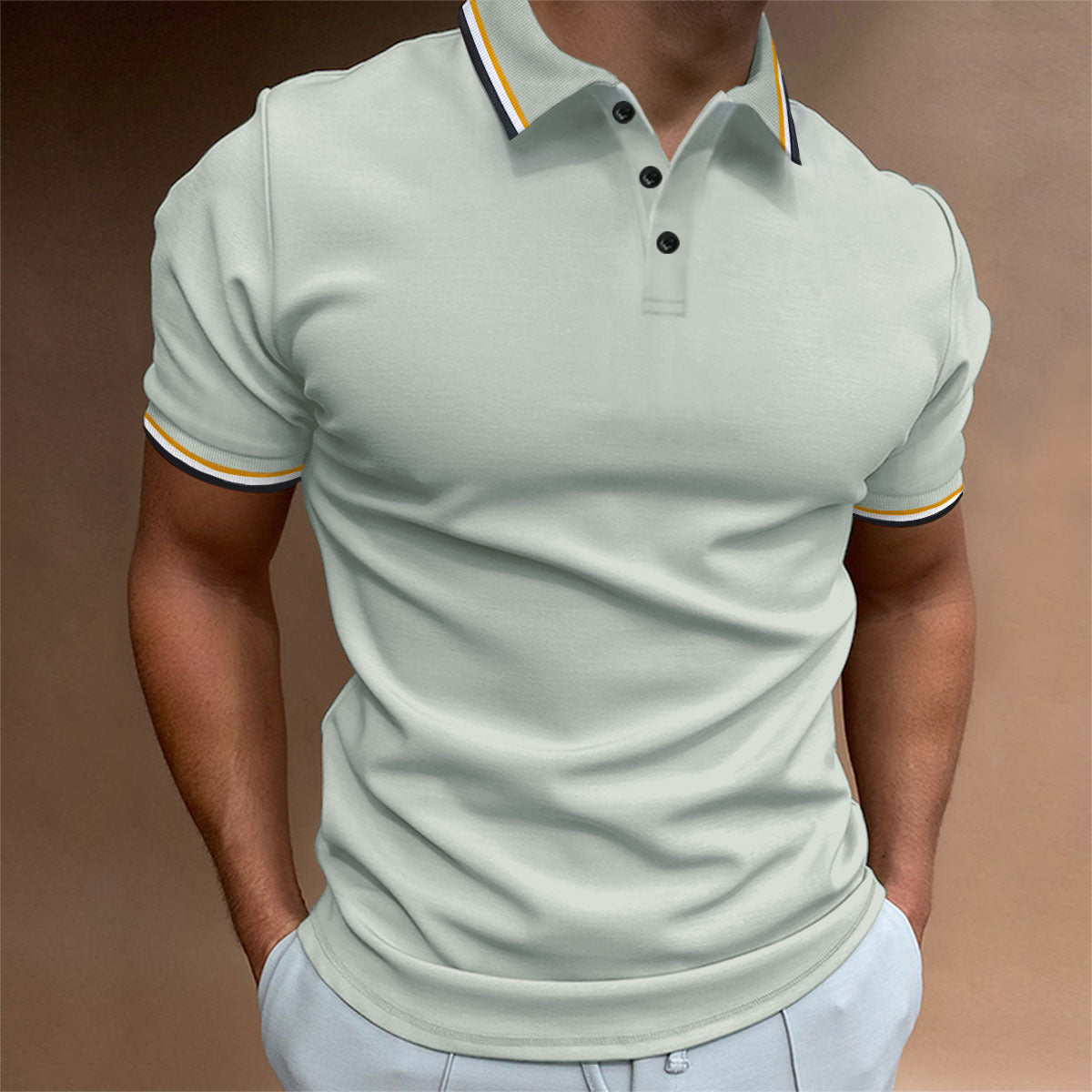 StripeSlim Polo