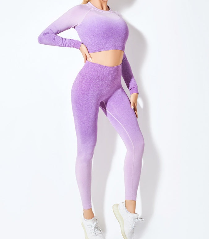 GradientFlow Yoga Suit