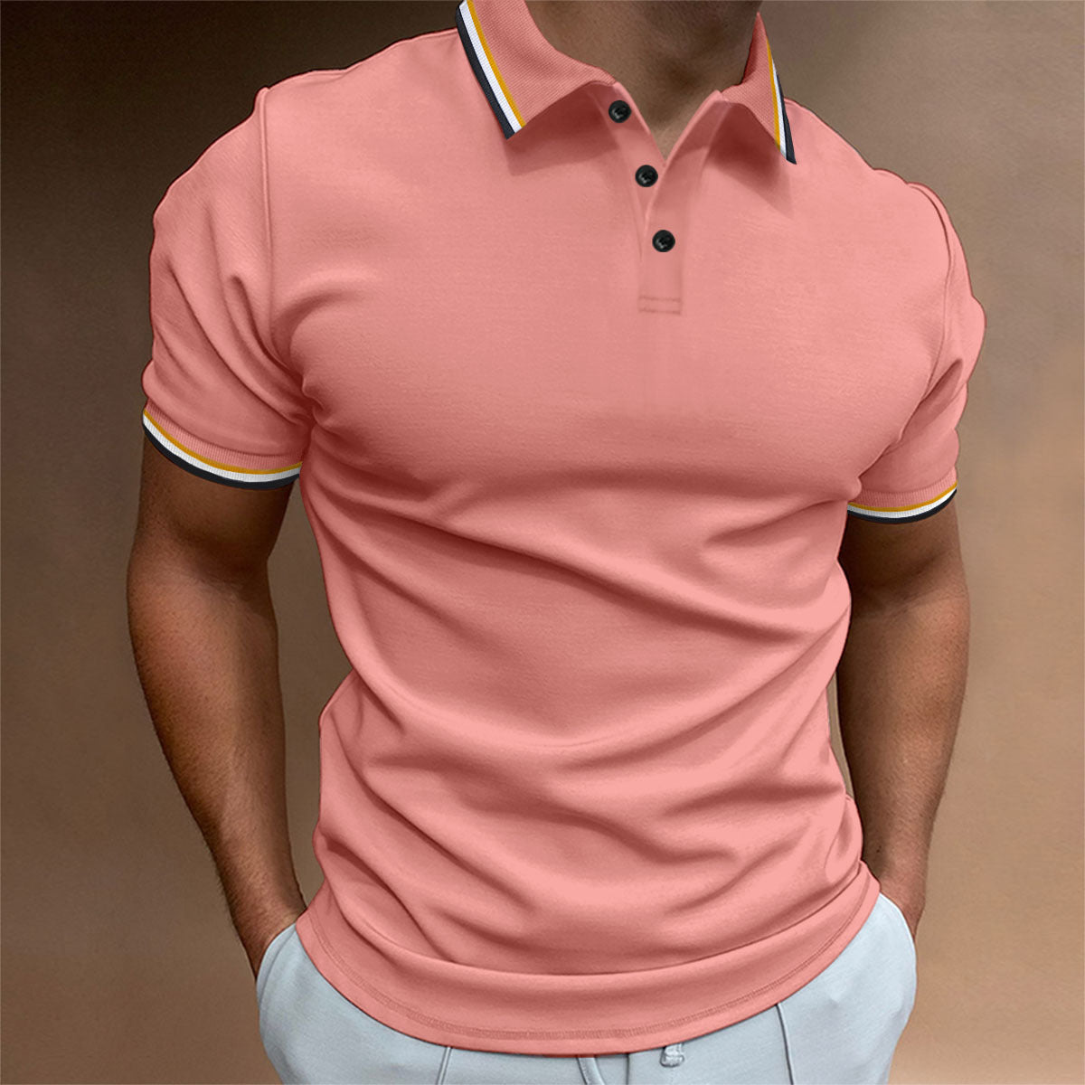 StripeSlim Polo